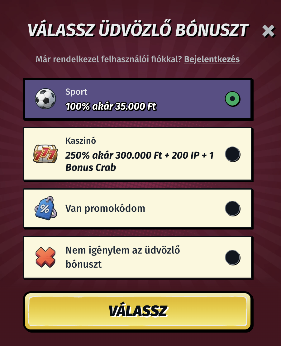 AllySpin casino login AllySpin kaszinó regisztráció