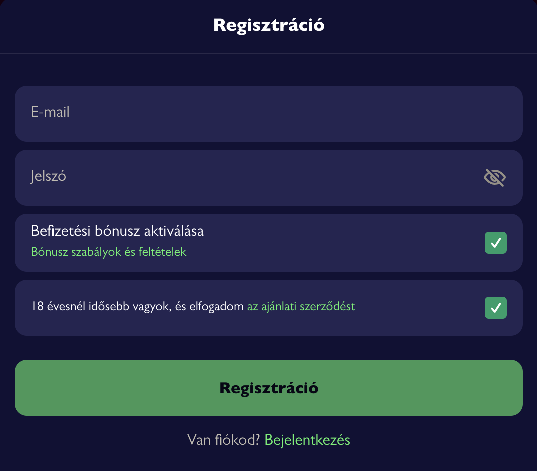 belépés betmatch bet match regisztráció