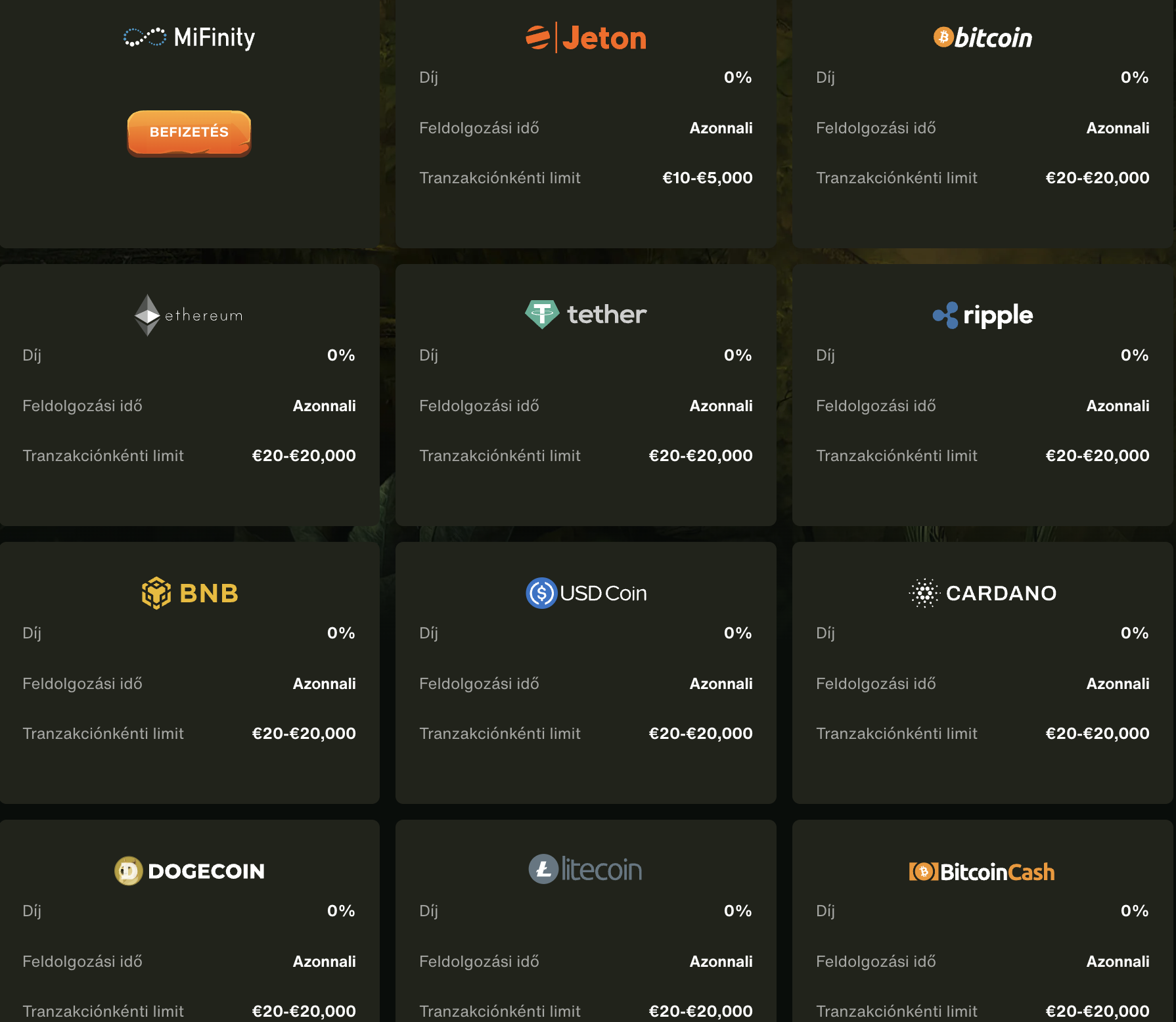 cashwin kifizetés cashwin fizetési módok