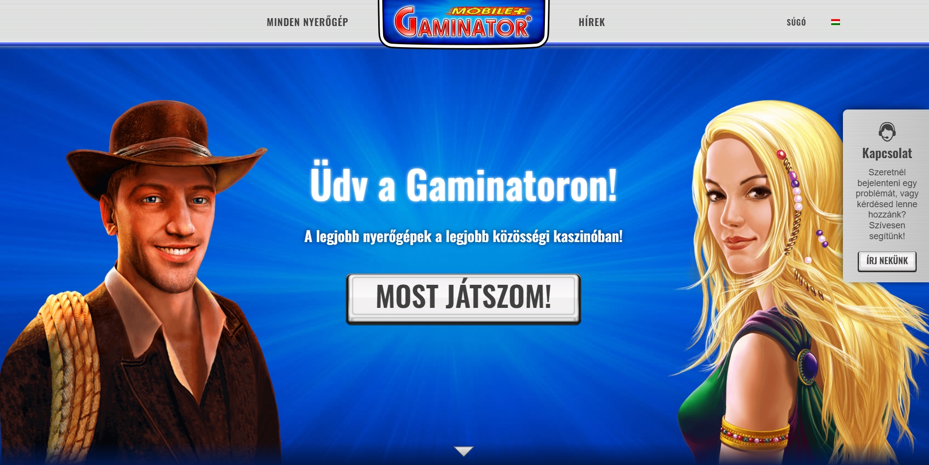 Gaminator online kaszinó Gaminator online kaszinó