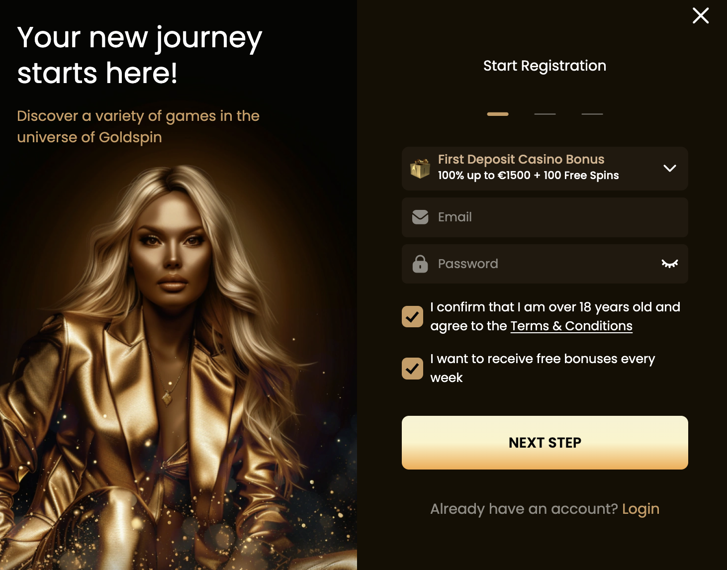 goldspin belépés goldspin casino regisztráció