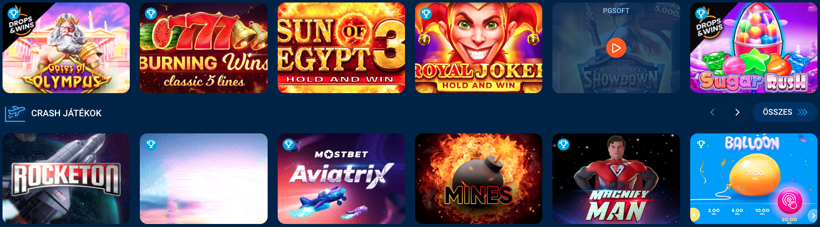 mostbet nyerőgépek mostbet slots