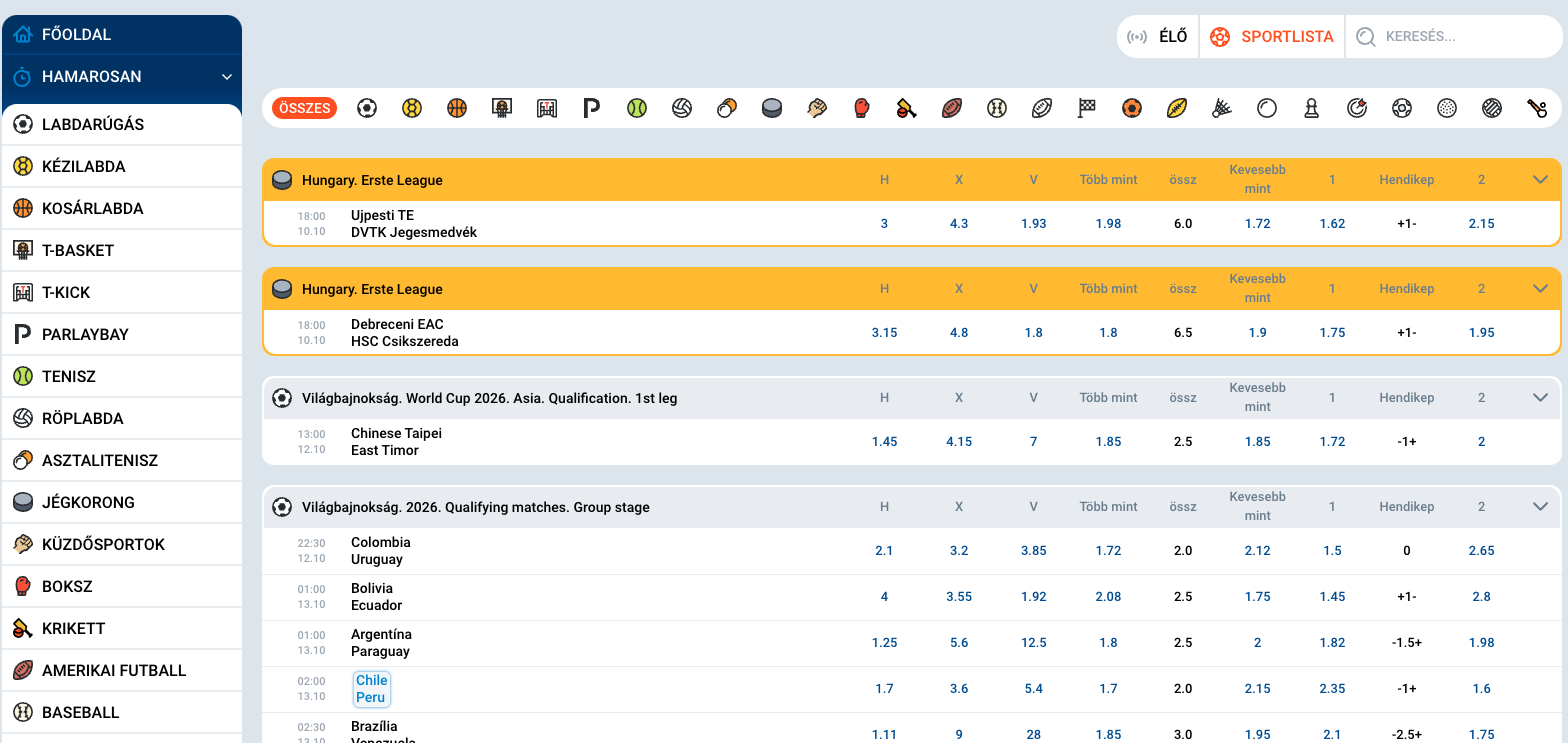 mostbet sportfogadás mostbet bukméker
