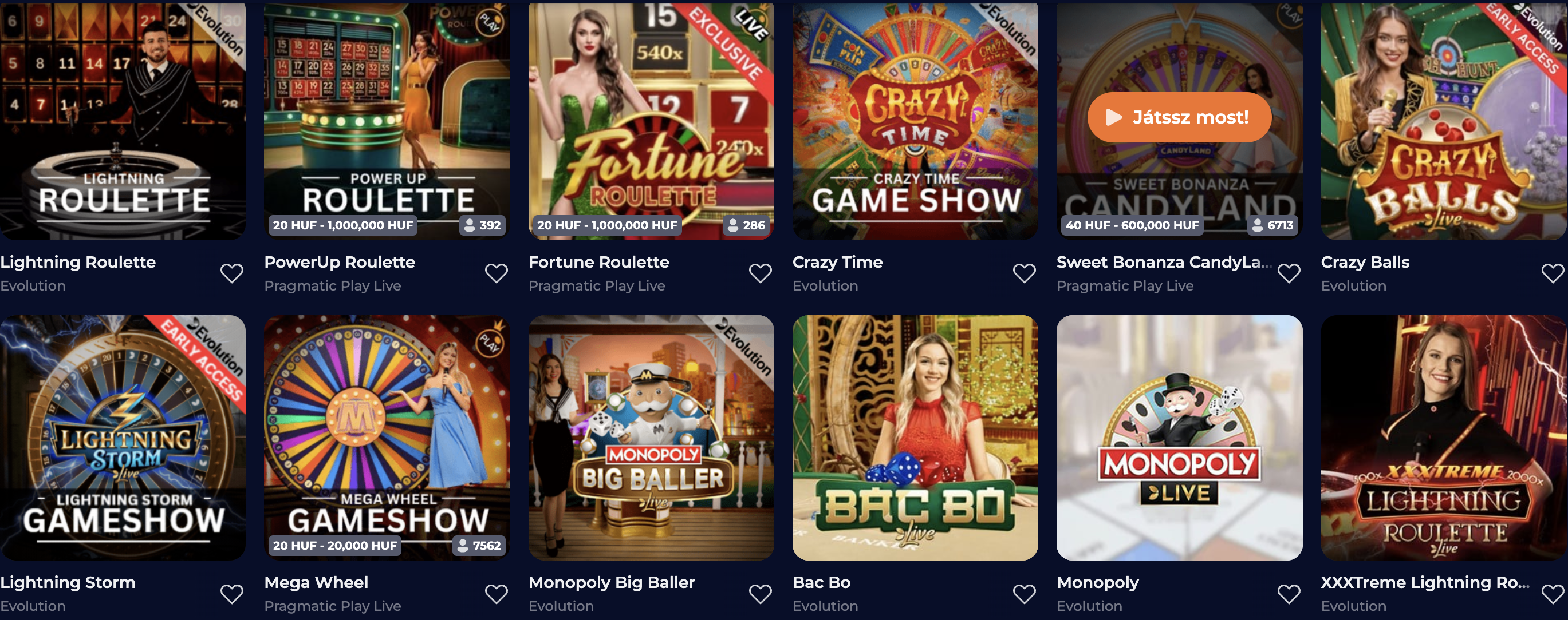 ninecasino live élő nine casino