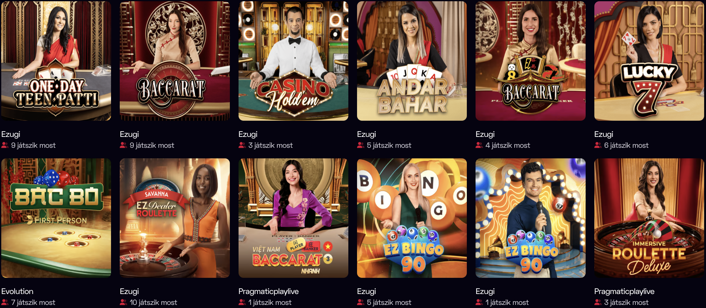 live Ybets casino élő Ybets