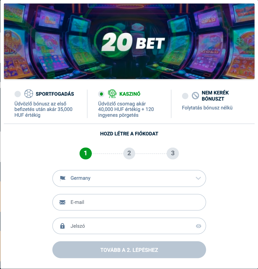 20bet kaszinó regisztráció 20bet kaszinó regisztráció